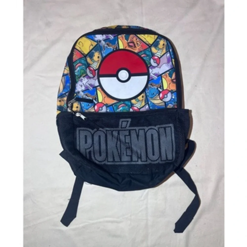 Pokemon Backpack Gold Star Collection Reflective Ink Printing 16x12x6 Bag E83